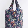 Cath Kidston MIFFY BOTANICAL FOLDAWAY SHOPPER Navy Flash Sale