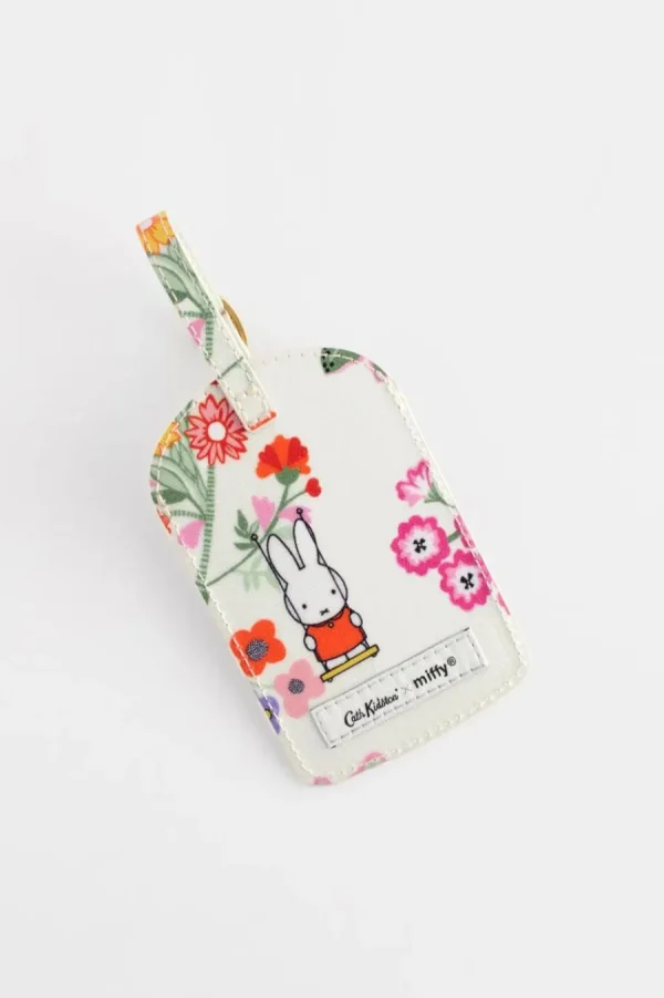 Cath Kidston MIFFY BOTANICAL LUGGAGE TAG Cream Clearance