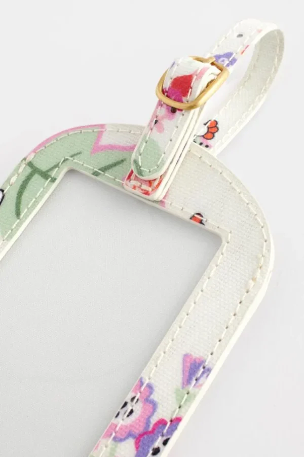 Cath Kidston MIFFY BOTANICAL LUGGAGE TAG Cream Clearance