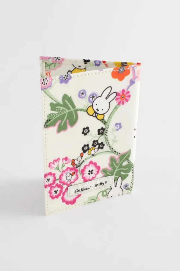 Cath Kidston MIFFY BOTANICAL PASSPORT CASE Cream Cheap