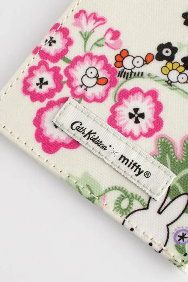 Cath Kidston MIFFY BOTANICAL PASSPORT CASE Cream Cheap