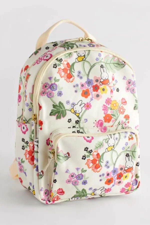 Cath Kidston MIFFY BOTANICAL POCKET BACKPACK Cream Cheap