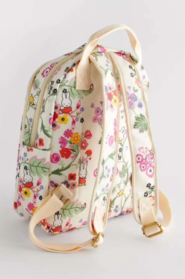 Cath Kidston MIFFY BOTANICAL POCKET BACKPACK Cream Cheap