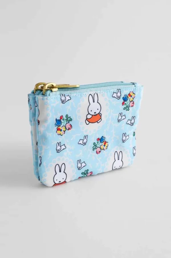 Cath Kidston MIFFY DITSY DOUBLE ZIP PURSE Blue Fashion