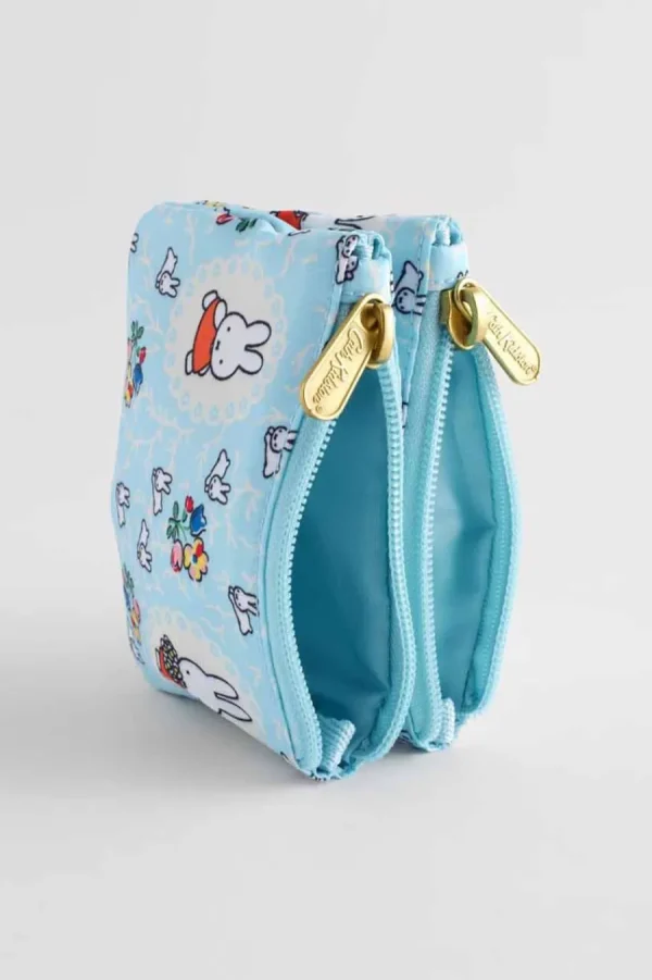 Cath Kidston MIFFY DITSY DOUBLE ZIP PURSE Blue Fashion