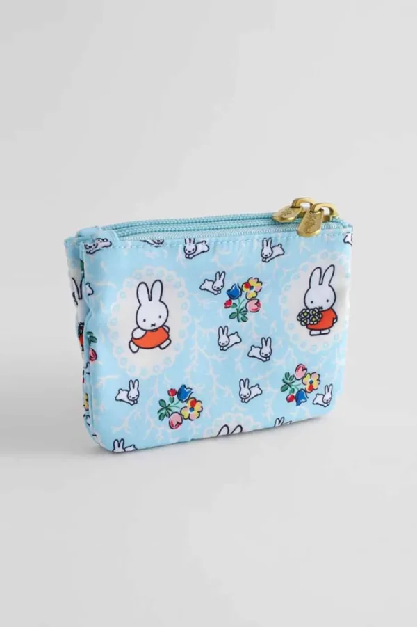 Cath Kidston MIFFY DITSY DOUBLE ZIP PURSE Blue Fashion