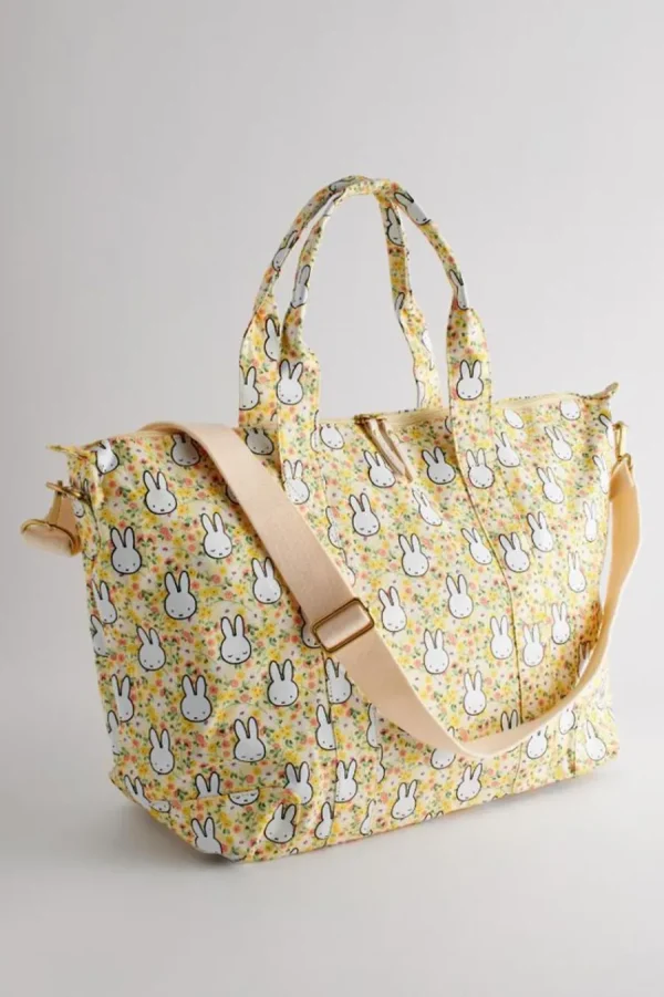 Cath Kidston MIFFY DITSY OVERNIGHT BAG Yellow Shop