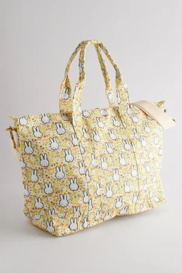 Cath Kidston MIFFY DITSY OVERNIGHT BAG Yellow Shop