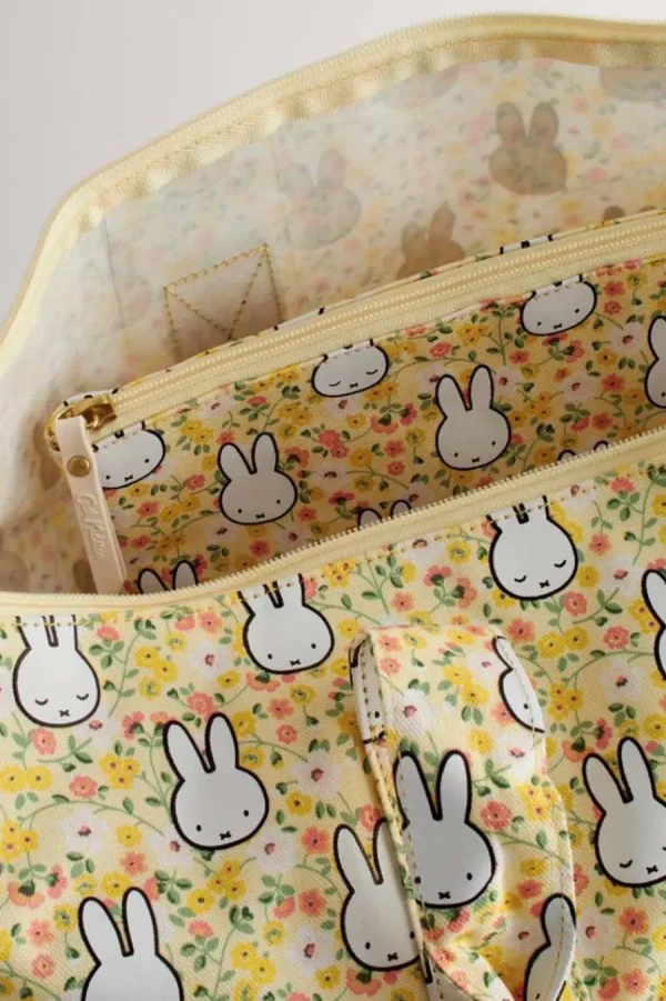 Cath Kidston MIFFY DITSY OVERNIGHT BAG Yellow Shop