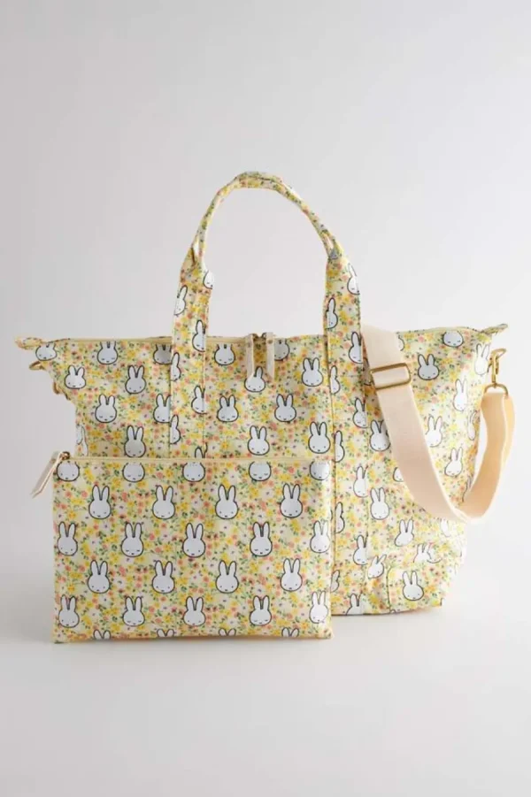 Cath Kidston MIFFY DITSY OVERNIGHT BAG Yellow Shop