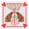 Cath Kidston OH MY HEART CORK BACK COASTERS Pink Fashion