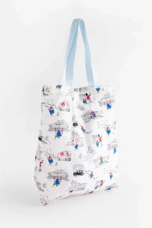 Cath Kidston PADDINGTON FOLDAWAY TOTE Cream Outlet