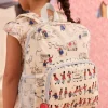 Cath Kidston PADDINGTON KIDS CLASSIC LARGE BACKPACK WITH MESH POCKET Cream Fashion