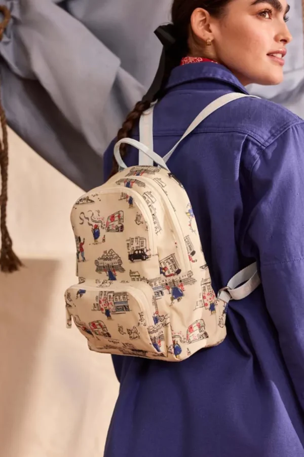 Cath Kidston PADDINGTON POCKET BACKPACK Cream Cheap