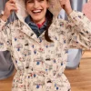 Cath Kidston PADDINGTON RAIN JACKET White Hot