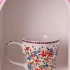 Cath Kidston PAINTED PANSIES DOLLY MUG Cream Outlet