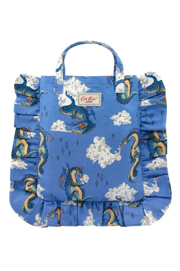 Cath Kidston Peace Dragon Kids Frill Handbag Blue Online