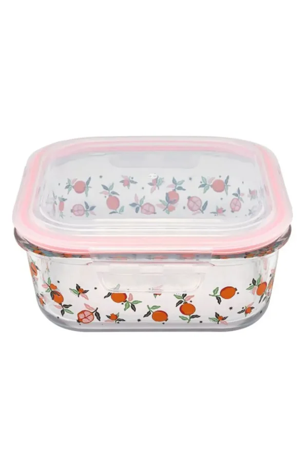 Cath Kidston Pomegranate Glass Storage Box Cream Cheap