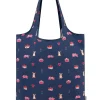 Cath Kidston Royal Ditsy Foldaway Shopper Navy New