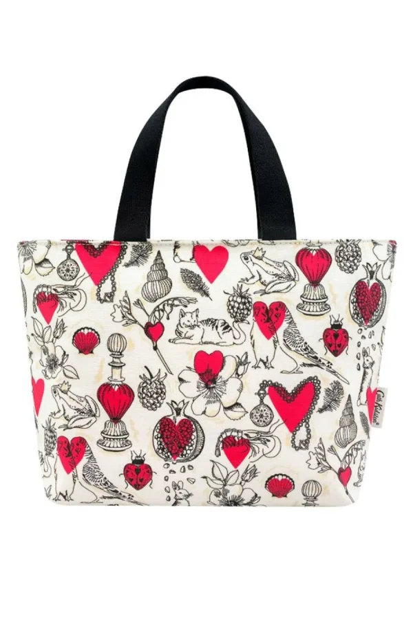 Cath Kidston Shape My Heart Lunch Tote Cream Best