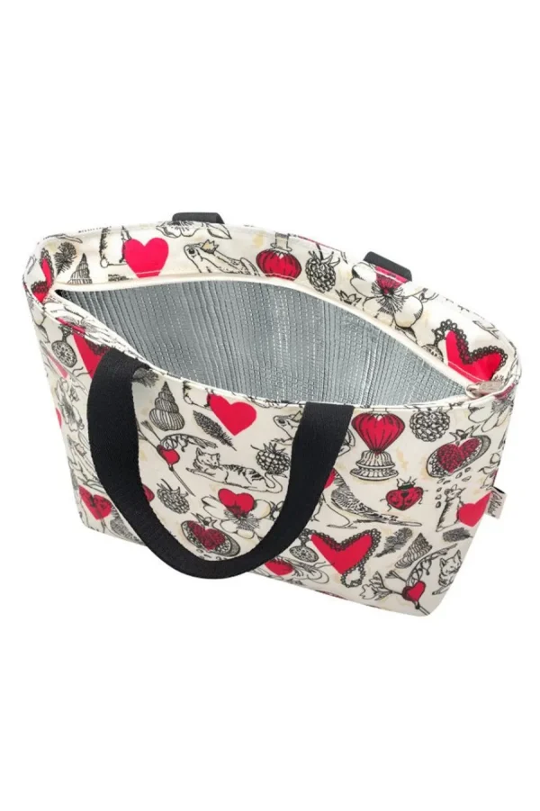 Cath Kidston Shape My Heart Lunch Tote Cream Best