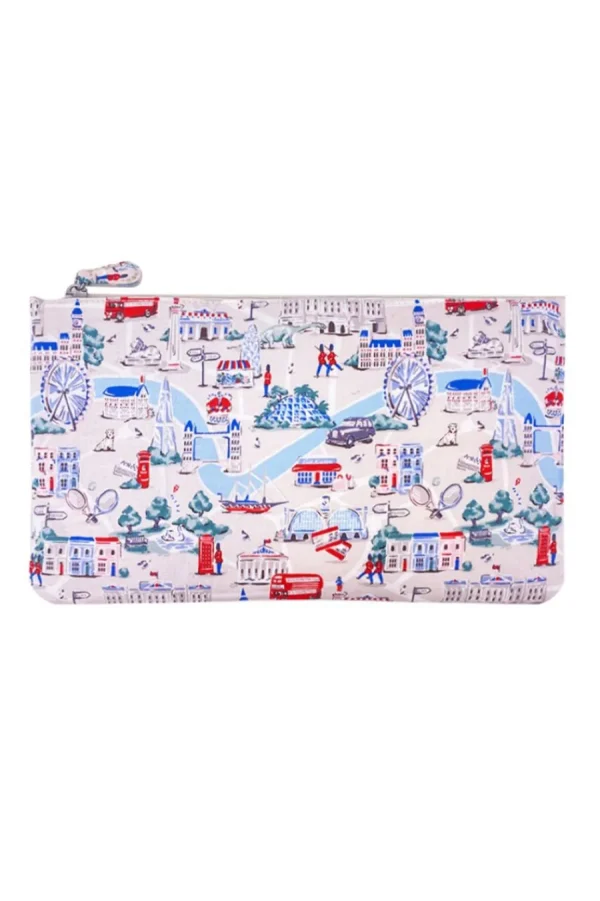 Cath Kidston Small London Map Foldaway Overnight Bag White Hot