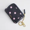 Cath Kidston SOUL SPOT CARD & COIN PURSE Navy Clearance