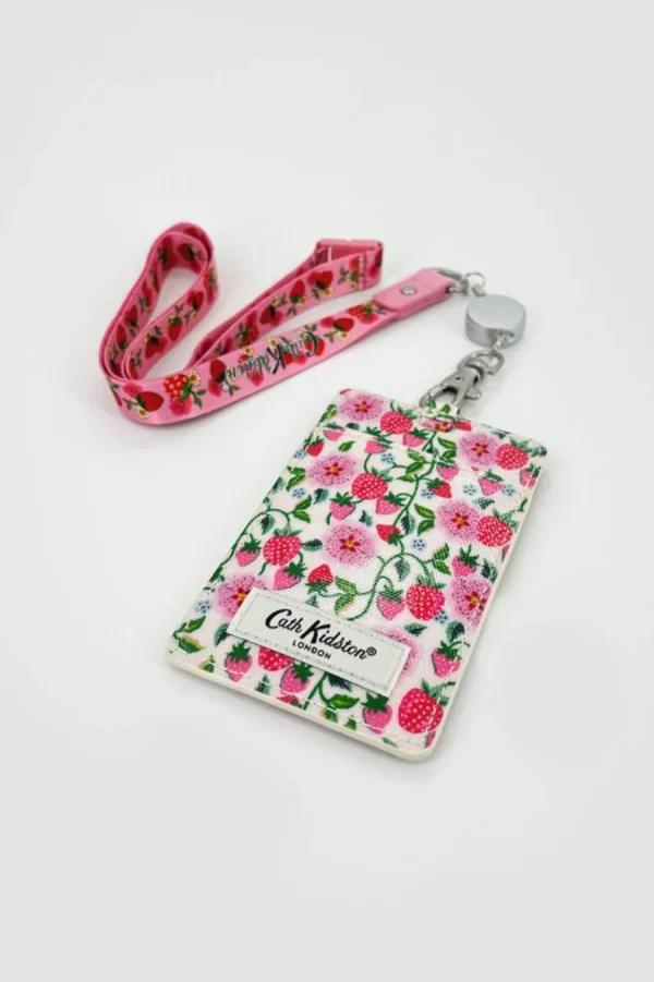 Cath Kidston STAWBERRY DITSY LANYARD Cream Store