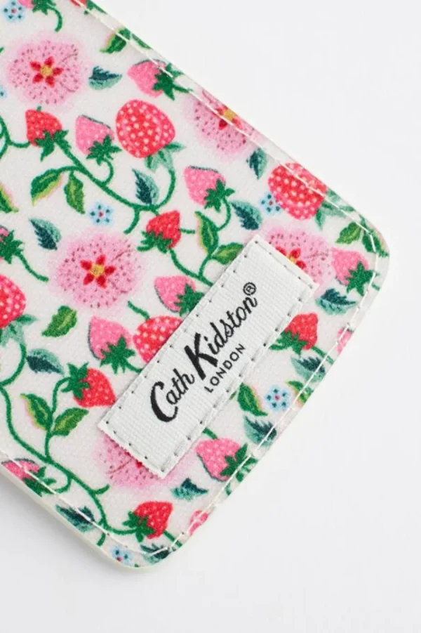 Cath Kidston STAWBERRY DITSY LUGGAGE TAG Cream Hot