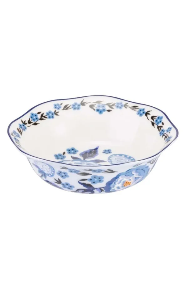 Cath Kidston STRAWBERRY GARDEN NEW BONE CHINA CEREAL BOWL Blue Best Sale