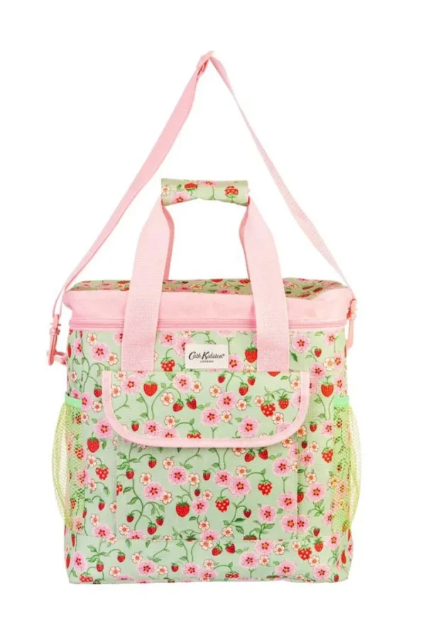 Cath Kidston STRAWBERRY LARGE COOLER BAG Green Store