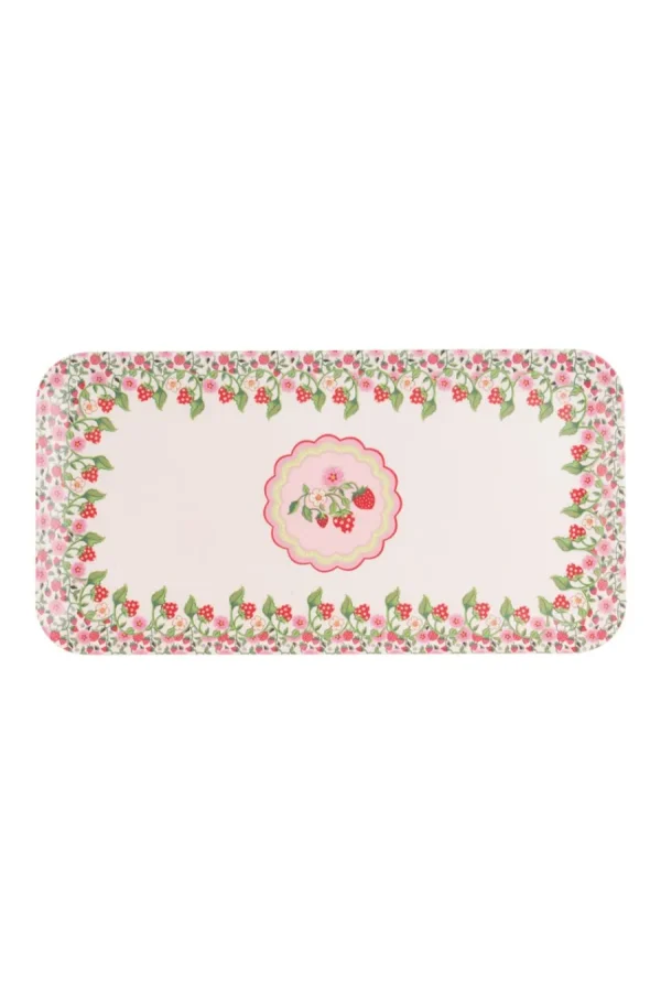 Cath Kidston STRAWBERRY MELAMINE PICNIC OVAL PLATTER Multi Fashion