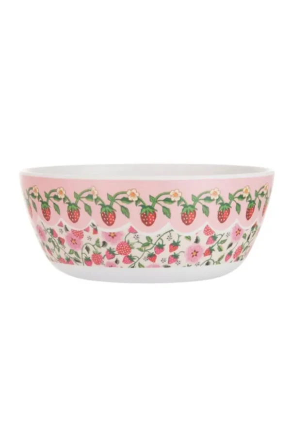 Cath Kidston STRAWBERRY 4PK MELAMINE PICNIC CEREAL BOWLS Multi Flash Sale