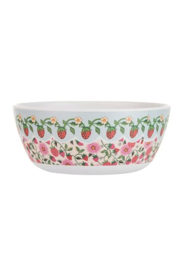 Cath Kidston STRAWBERRY 4PK MELAMINE PICNIC CEREAL BOWLS Multi Flash Sale