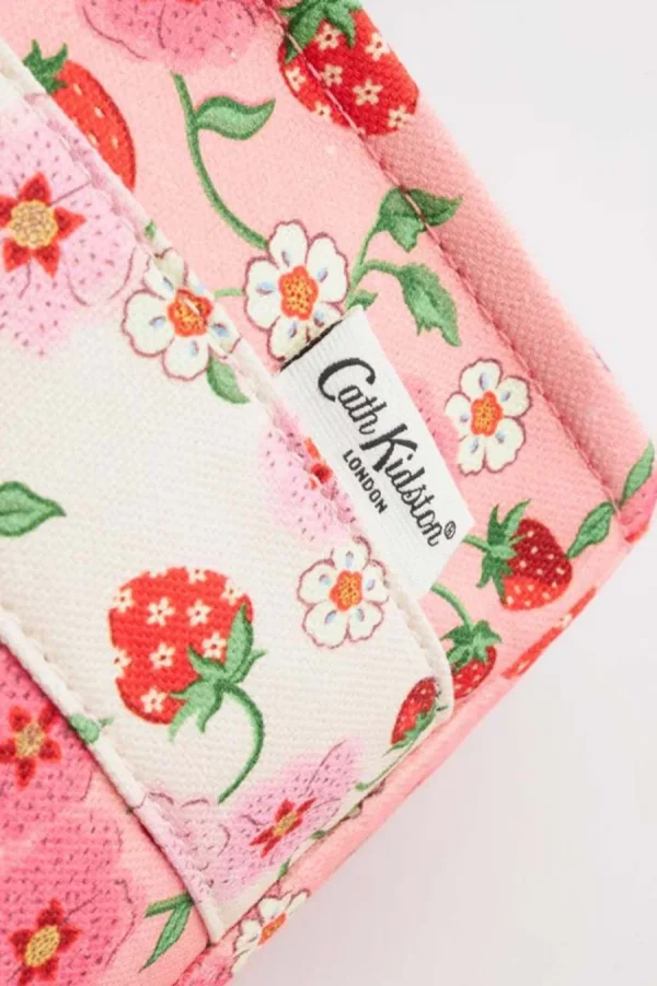 Cath Kidston STRAWBERRY SMALL MINI BONDED TOTE Pink Best Sale