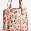 Cath Kidston STRAWBERRY SMALL SMALL BOOKBAG Cream Flash Sale