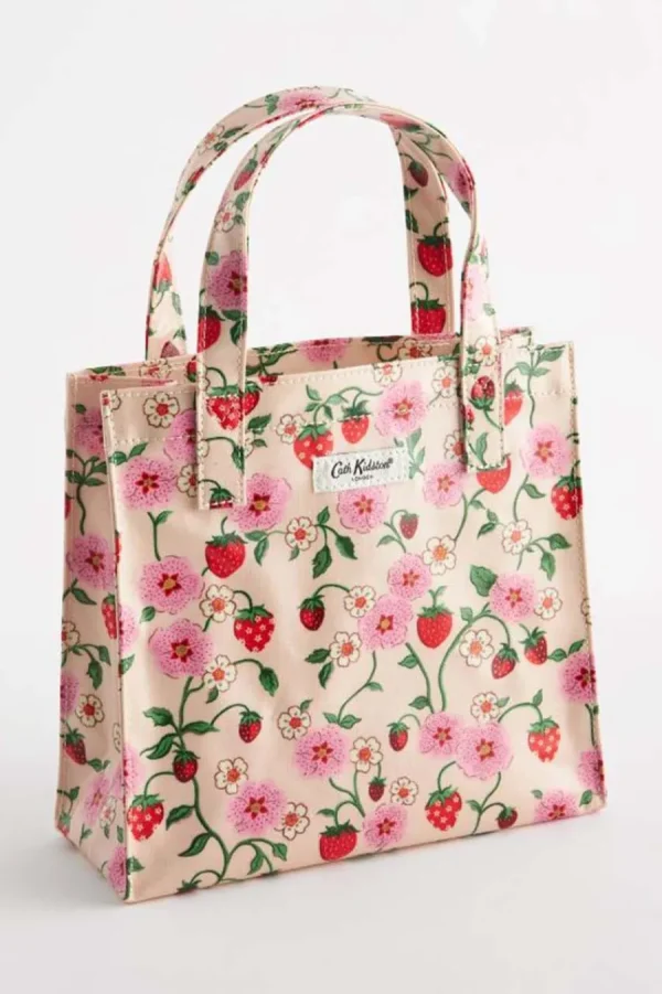 Cath Kidston STRAWBERRY SMALL SMALL BOOKBAG Cream Flash Sale