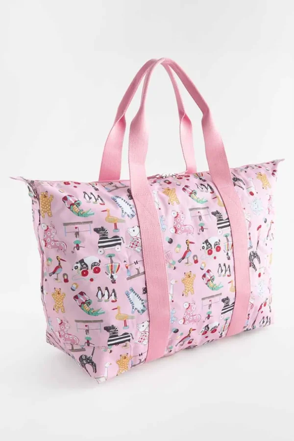 Cath Kidston TOYS ALIVE FOLDAWAY WEEKENDER Pink Fashion