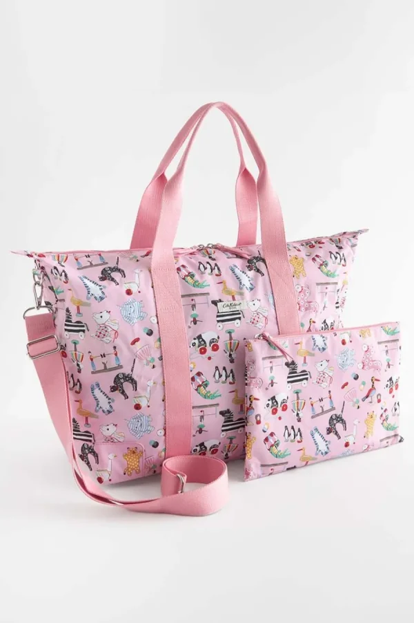 Cath Kidston TOYS ALIVE FOLDAWAY WEEKENDER Pink Fashion