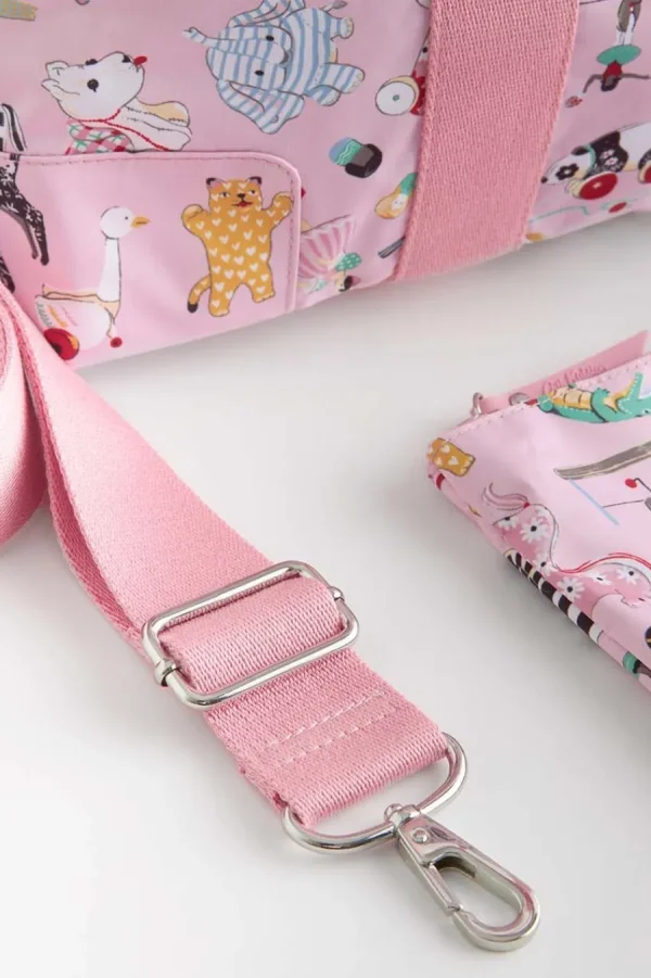 Cath Kidston TOYS ALIVE FOLDAWAY WEEKENDER Pink Fashion