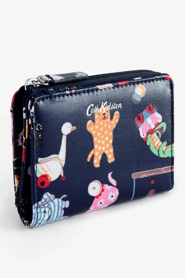 Cath Kidston TOYS ALIVE SLIM POCKET PURSE Navy Best Sale