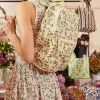 Cath Kidston TWIN FLOWERS FOLDAWAY BACKPACK Cream Best