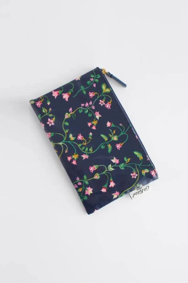 Cath Kidston TWIN FLOWERS ZIPPED PURSE Navy Shop