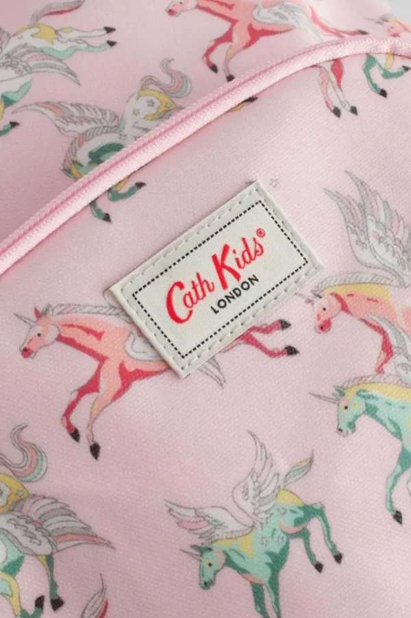 Cath Kidston UNICORNS KIDS CLASSIC LARGE BACKPACK WITH MESH POCKET Pink Flash Sale