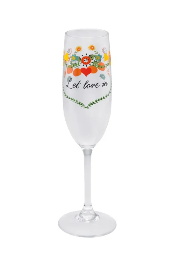 Cath Kidston Wedding Acrylic Champagne Glass Pink Online