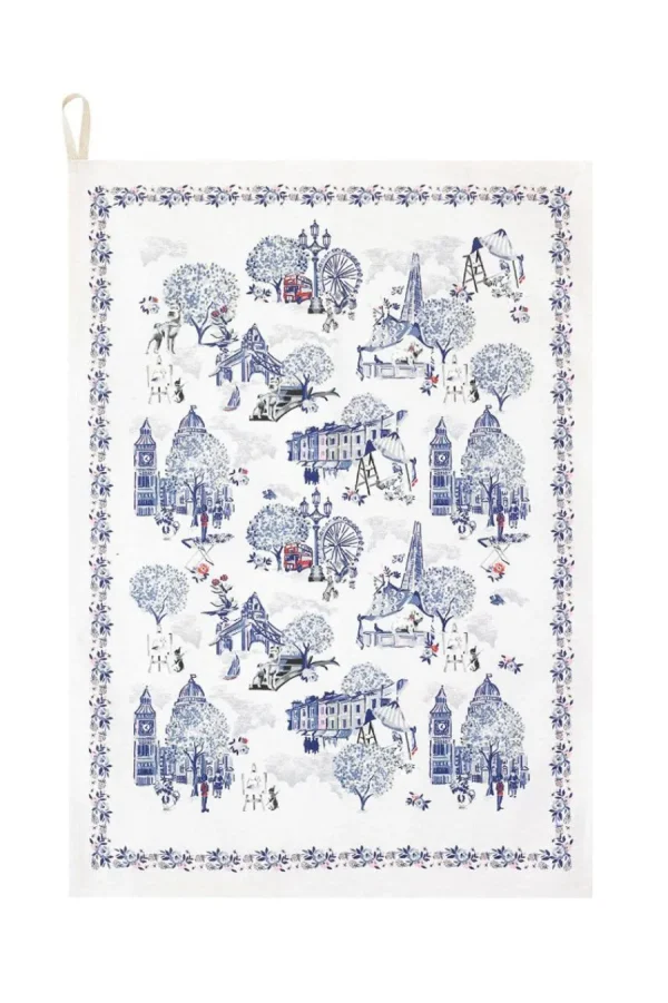 Cath Kidston 30 Years Tea Towel Cream Cheap